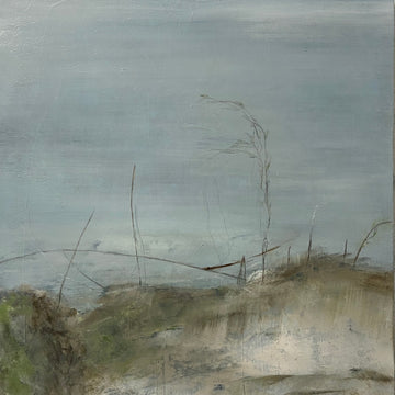 Juanita Bellavance, Mysterious dusk, From the Chestatee River portfolio, 2021, Acrylic on canvas, 24 x 24 inches.