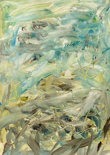 mai Nozipo from Pieces of Africa, 2020, Acrylic on paper, 10 x 7 inches, unframed.