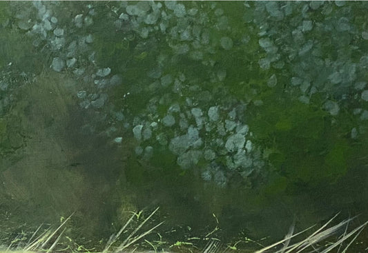 A Day by the Cartecay, 2022, Acrylic on canvas, 36 x 48 inches