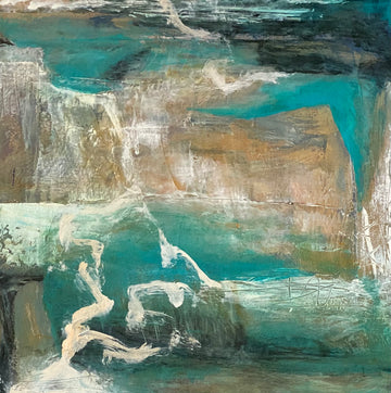 Juanita Bellavance, Soaring along 3, 2018, Acrylic on canvas, 12 x 12 inches