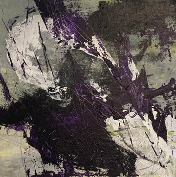 Enriched 3, 2022, Acrylic on canvas board, 8 x 8 inches