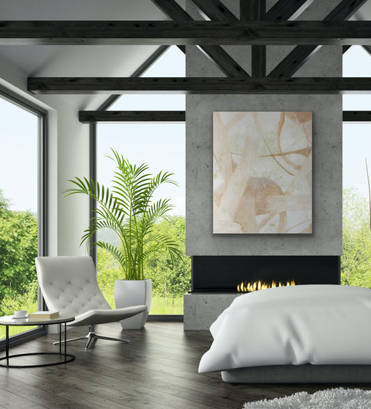 Whispers of the Canopy 2, Acrylic on canvas, 60 x 48 inches