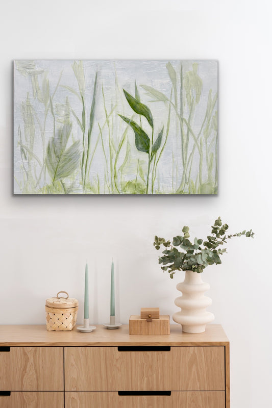 Where Stillness Gathers 2 | Original Acrylic Painting, 24 x 36 inches