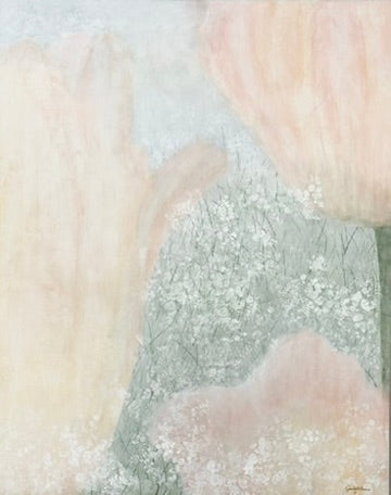 Held by the Haze, Acrylic on canvas, 60 x 48 inches