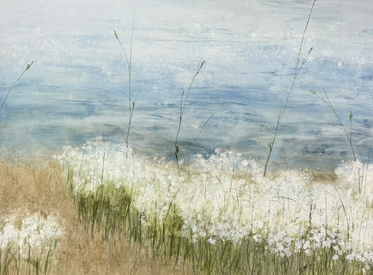 Spring Enchantment, 2024, Acrylic on canvas, 36 x 48 inches