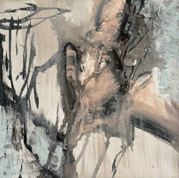Beneath the Surface 3, Acrylic on canvas, 8x8 inches
