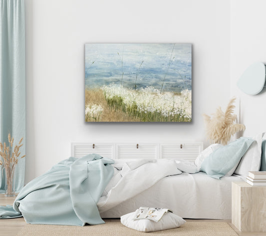 Spring Enchantment, 2024, Acrylic on canvas, 36 x 48 inches