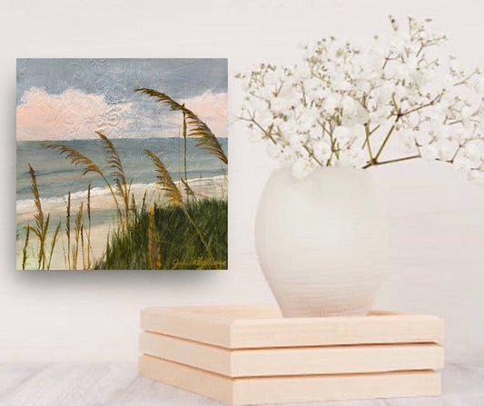 Sea Oats at Dusk