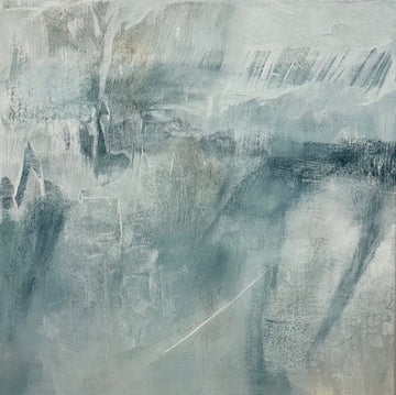 Juanita Bellavance, Distant waters , 2021, Acrylic on canvas, 24 x 24 inches