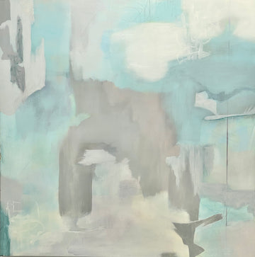 Juanita Bellavance, Misty bay 1, 2019, Acrylic on canvas, 48 x 48 inches