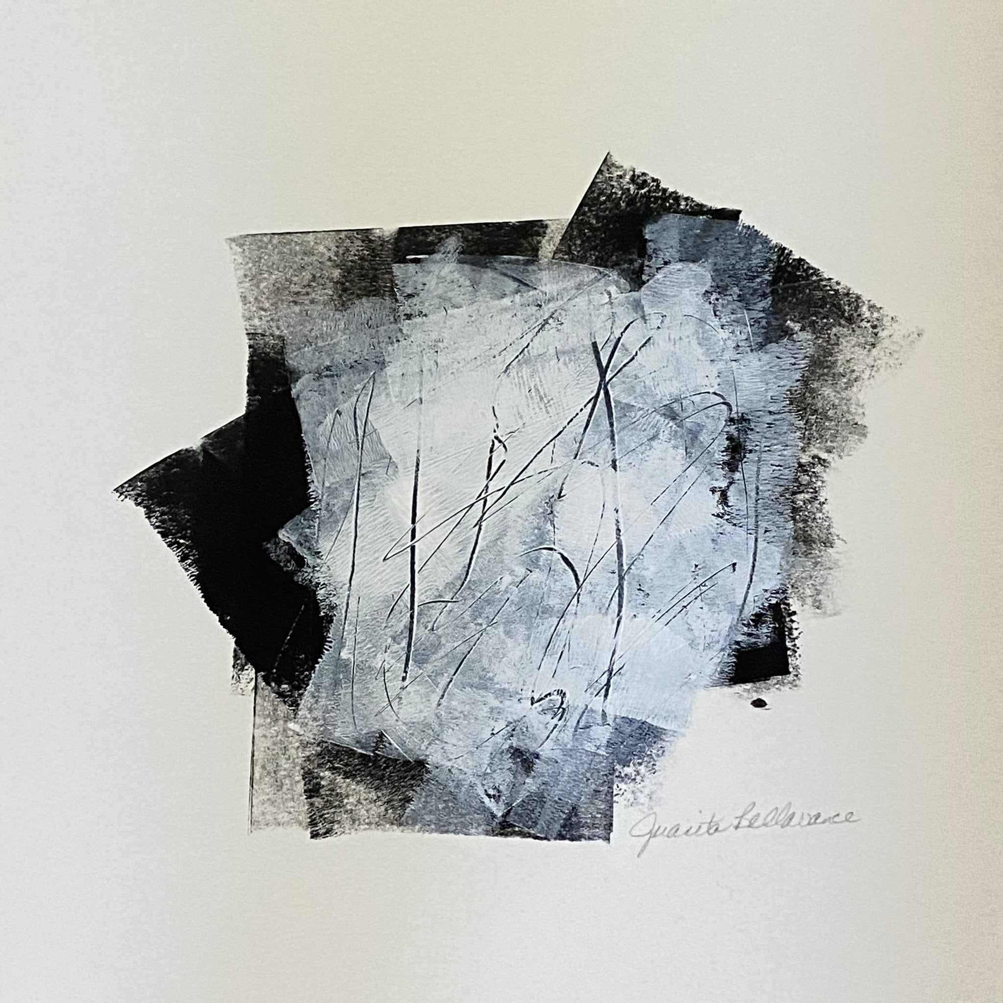 Juanita Bellavance, Distinctive 1, 2019, Acrylic on paper, 10 x 10 inches Unframed