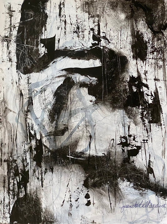Juanita Bellavance, Simple life 41, 2022, Acrylic on paper, 12 x 9 inches, Unframed