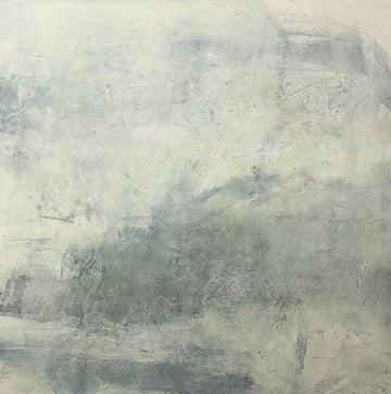 Juanita Bellavance, It was a misty day, 2022, Acrylic on canvas, 48 x 48 inches