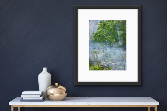 Juanita Bellavance, Untouched nature, 2022, Acrylic on paper, 22 x 16 inches. Unframed.