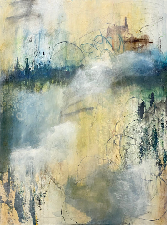 Juanita Bellavance, Summer glow, 2020, Acrylic, 48 x 36 inches