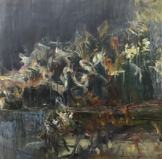 Juanita Bellavance, Synesthesia 3, 2016, Acrylic on canvas 30 x 30 inches