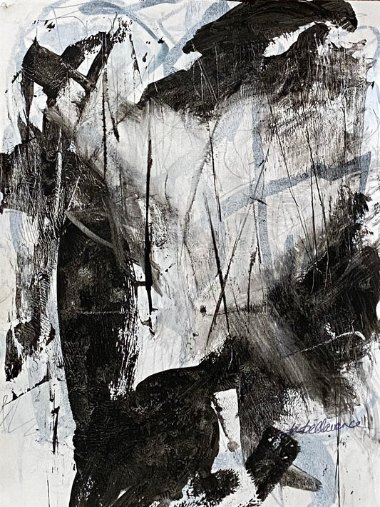 Juanita Bellavance, Simple life 39, 2022, Acrylic on paper, 12 x 9 inches, Unframed