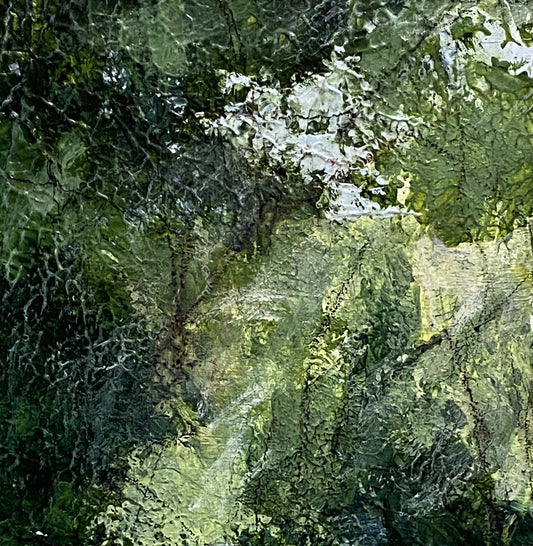 Gibbs trees 4, 2021, Acrylic on panel, 6 x 6 inches, Unframed