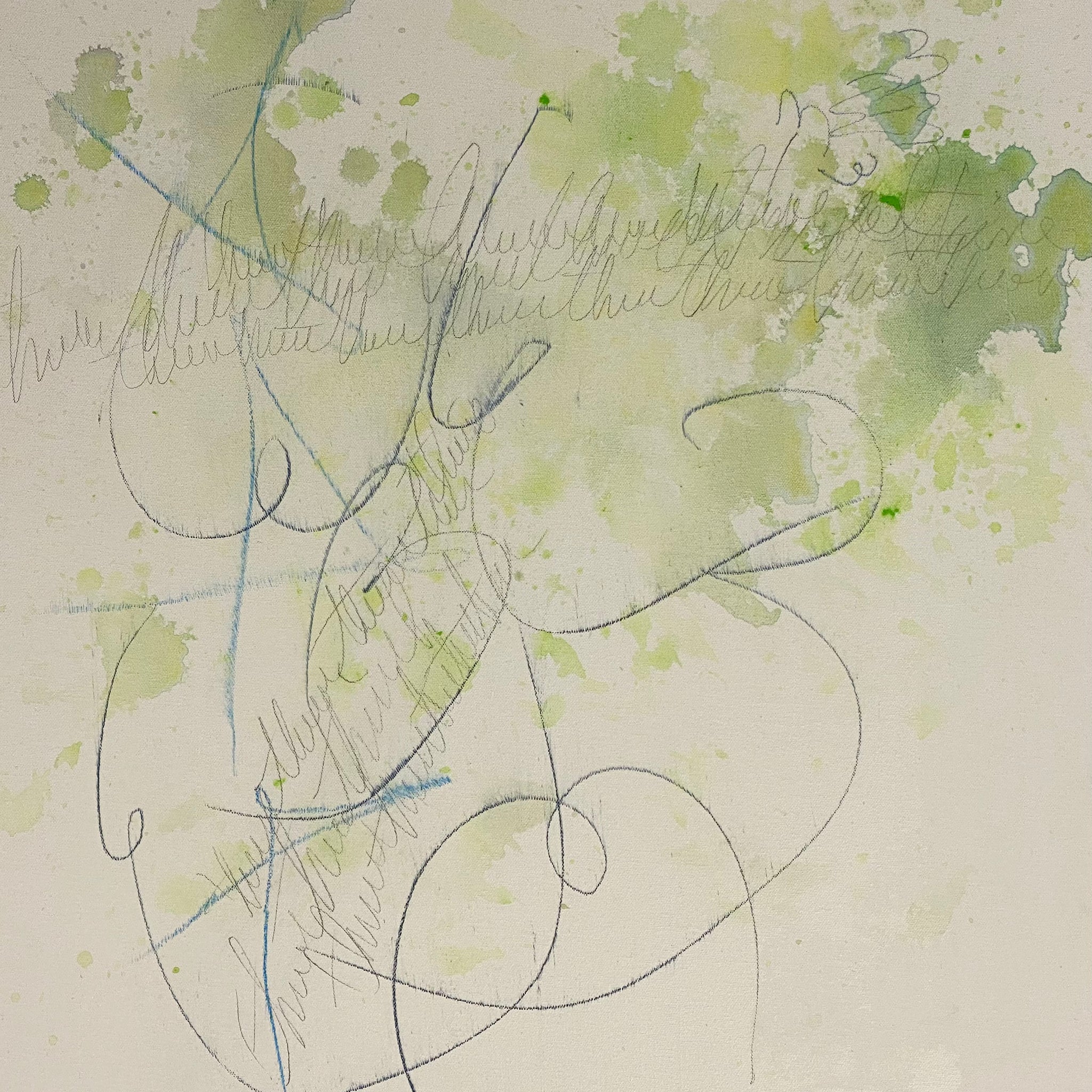 Juanita Bellavance, Variation 24: Cadenza/improv 6, From Variations on a theme portfolio, Acrylic on canvas, 24 x 24 inches