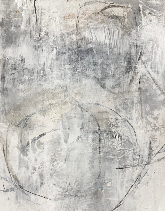 Juanita Bellavance, Spirit stone, 2021, Acrylic on paper, 9 x 7 inches, Unframed