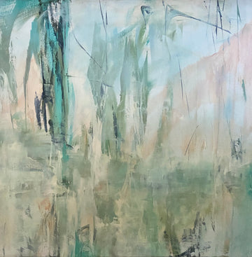 Juanita Bellavance, Tropicana 2, 2019, Acrylic on canvas, 36 x 36 inches